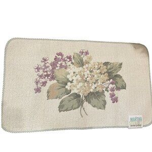 🏡🏡Martha Stewart Hydrangea Non Skid Rug NWT
